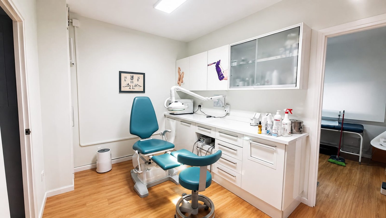 Sala de tratamiento de la Clínica de Podología